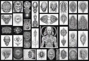 Alex grey paintings tattoo idea