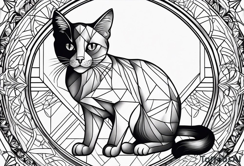 Black Cat tattoo idea