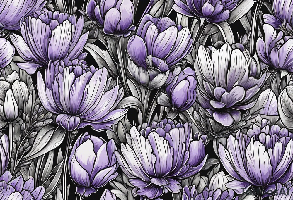 lavender in a bundle so that the whole picture can be seen tattoo idea lavender in a bundle so that the whole picture can be seen tattoo idea