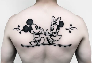 Mickey and Minnie's Runaway Railroad tattoo idea