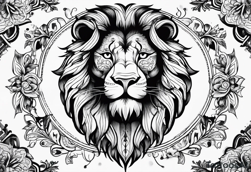 Bavarian lion tattoo idea