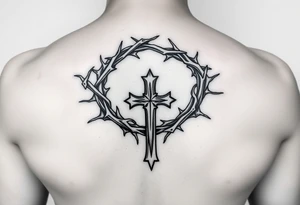 Crown of thorn Spiral wrap
 include God First + cross in the wrap tattoo idea
