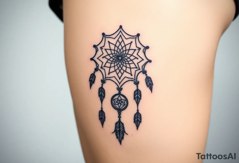 dreamcatcher tattoo idea