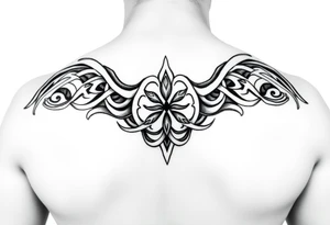 Celtic tribal sleeve tattoo idea