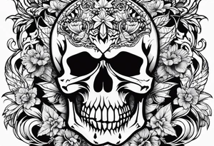 punisher skull tattoo idea