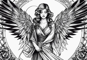 Broken angels tattoo idea