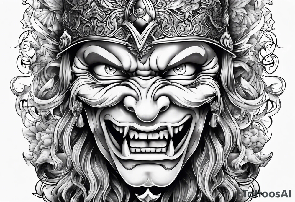 Good fighting evil tattoo idea