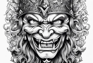 Good fighting evil tattoo idea