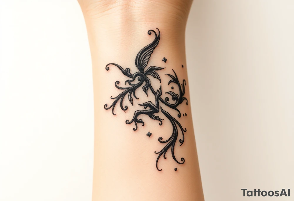 Fight against power tattoo idea