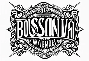 Historic Bosnian warriors tattoo idea