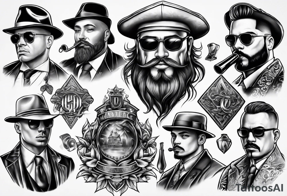 GANGSTER tattoo idea