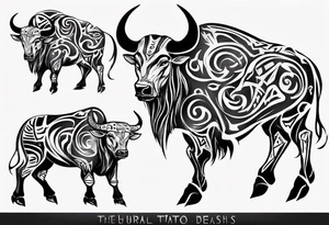 taureau tattoo idea