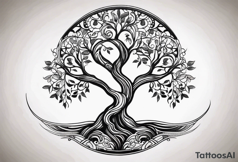 tree of life tattoo idea