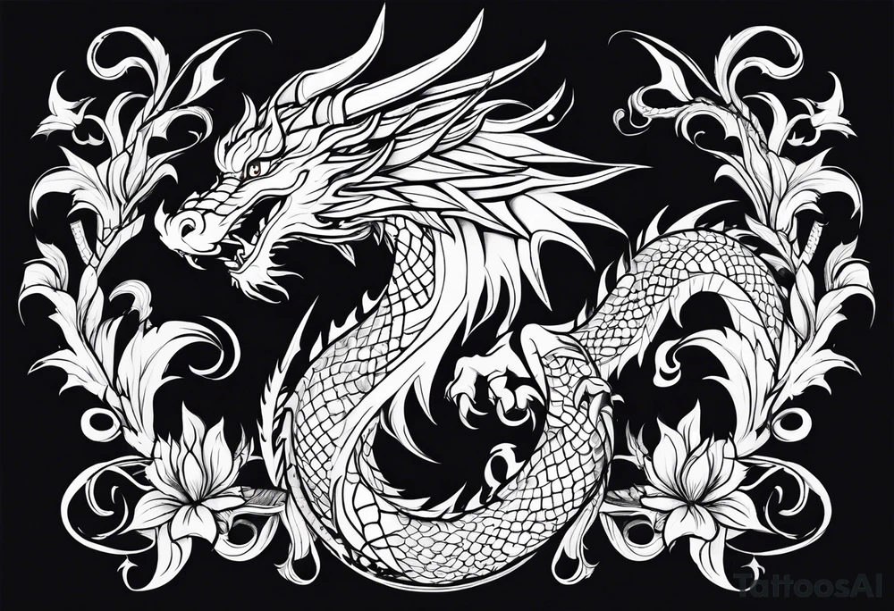 dragon tattoo idea