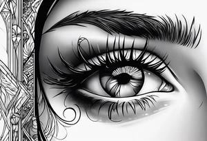 Tears ricocheting tattoo idea