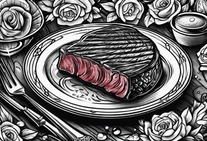 STEAK tattoo idea