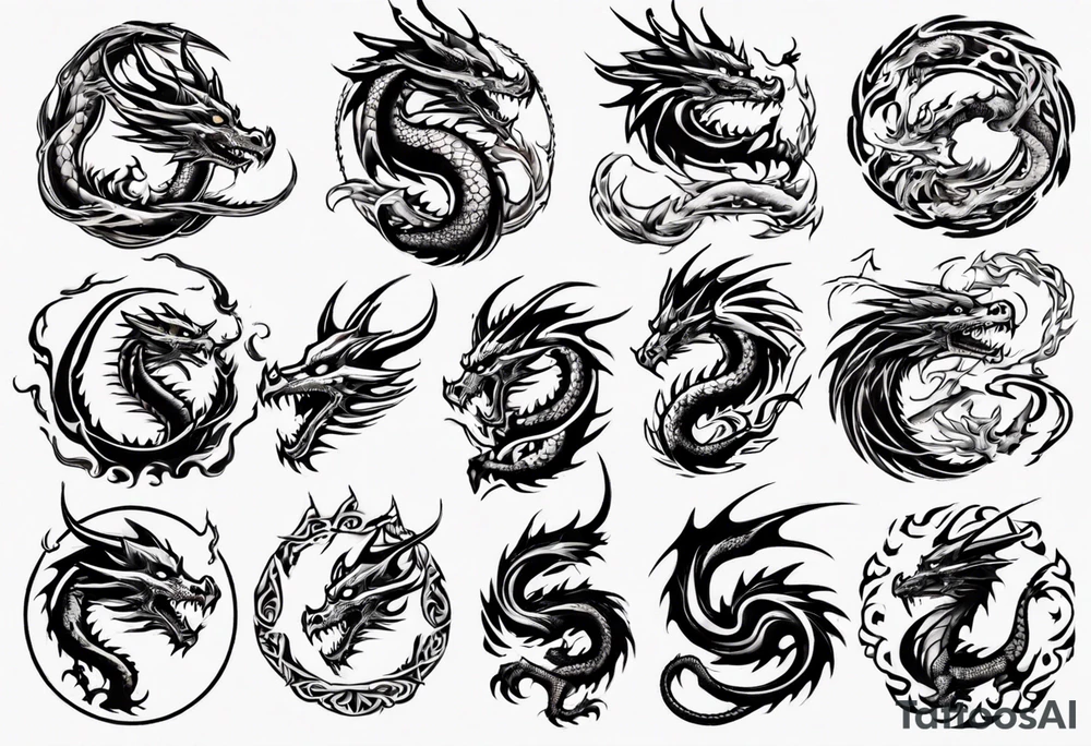 Dragon Fire tattoo idea