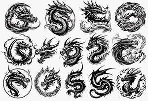 Dragon Fire tattoo idea