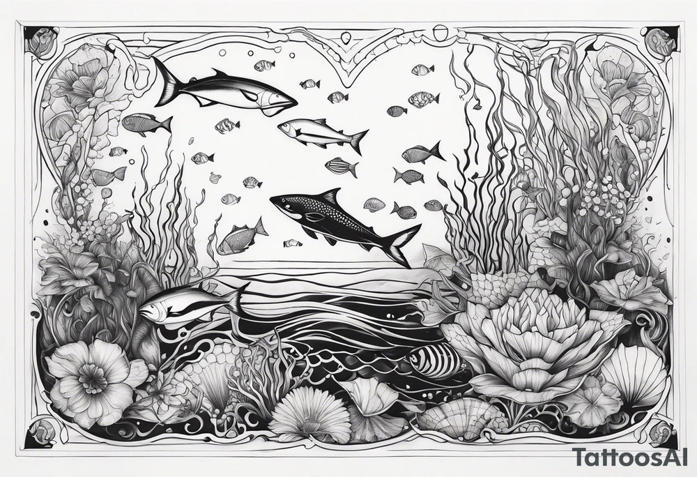 Underwater tattoo idea