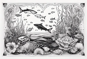Underwater tattoo idea