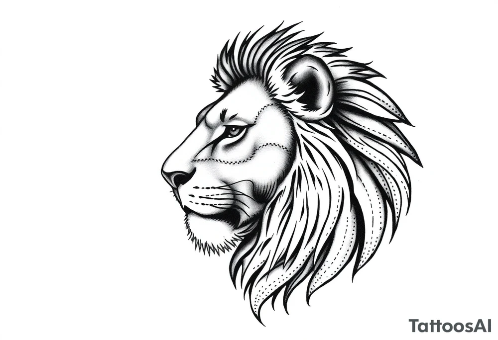 lion tattoo idea