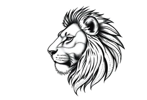 lion tattoo idea