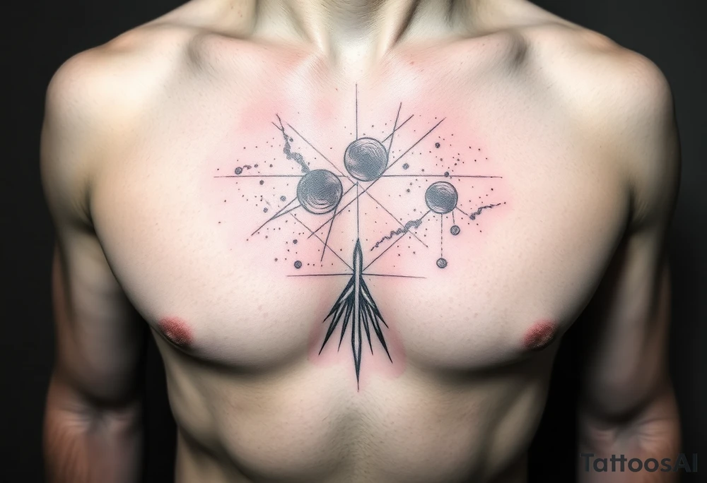 Night sky tattoo idea