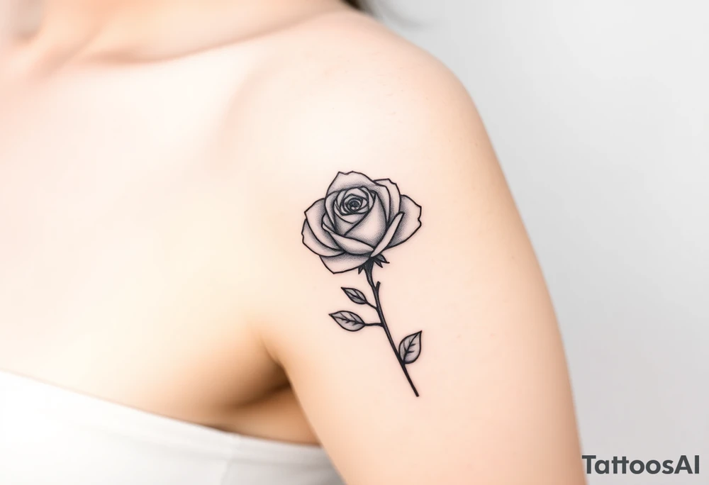 rose tattoo idea