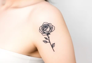 rose tattoo idea