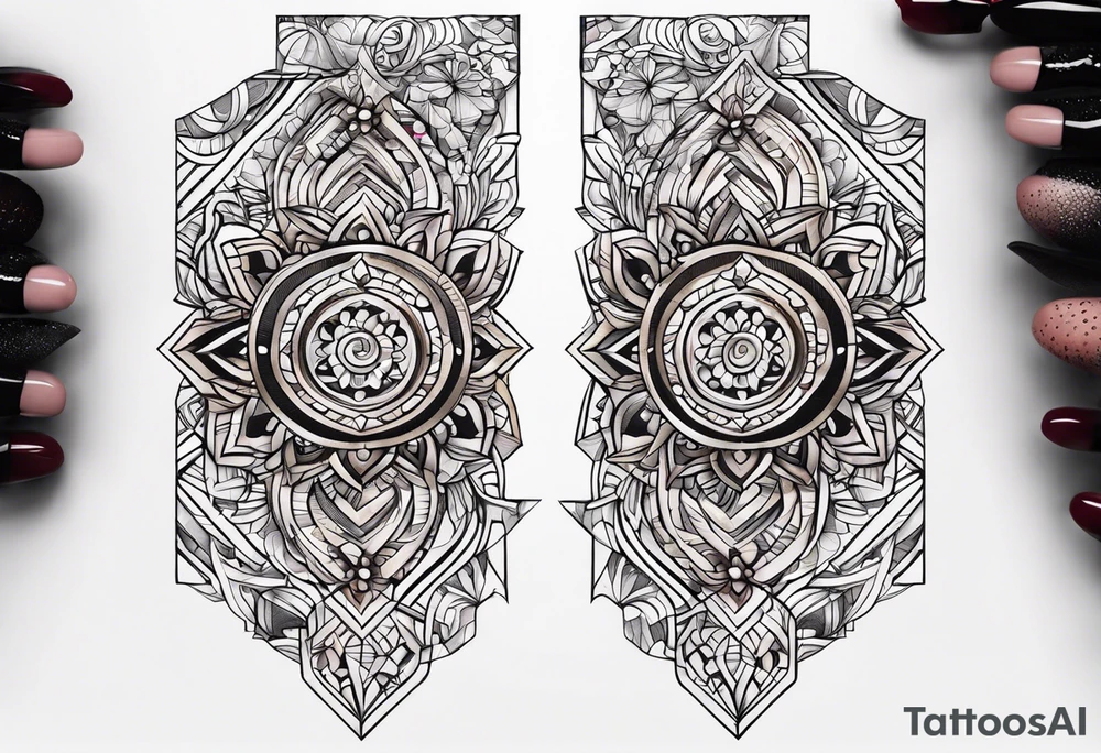Keraly arm sleeve tattoo idea