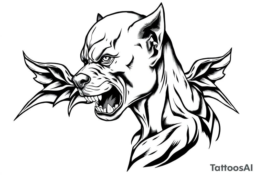 PITBULL tattoo idea