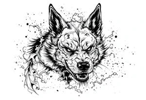 Japanese fu dog tattoo idea