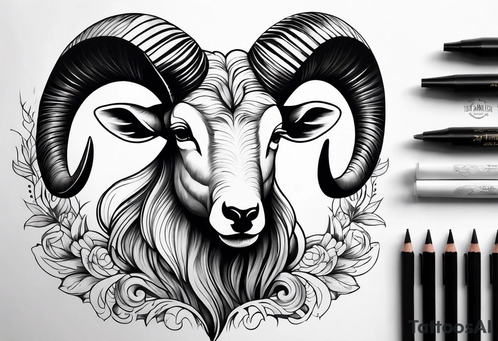 Aries sleeve tattoo tattoo idea