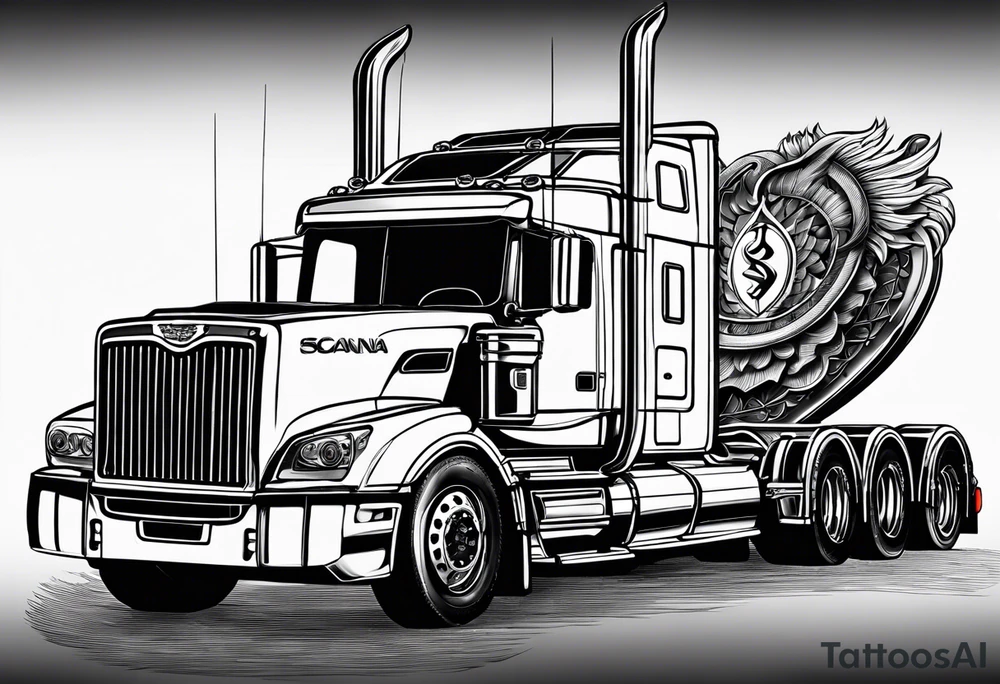 Scania v8 tattoo idea