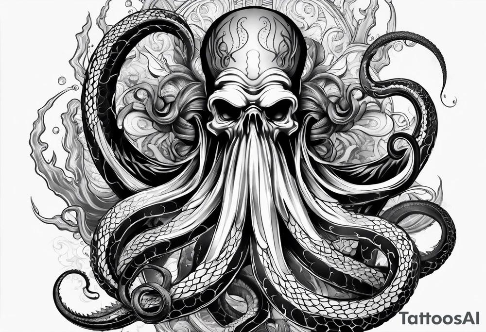 kraken tattoo idea