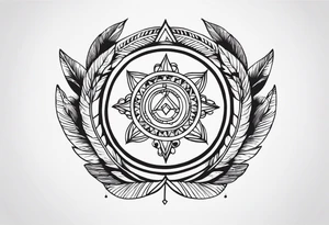 Un tatouage Amérindiens Simple en bandeau tattoo idea
