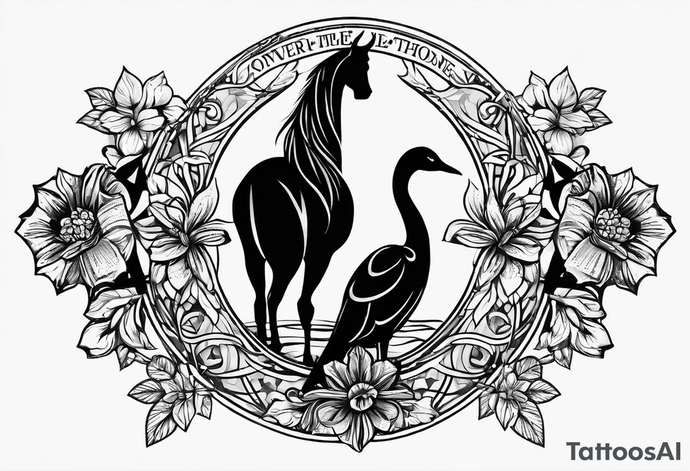 Something that signifies you’ll never walk alone and someone will always be there for you tattoo idea
