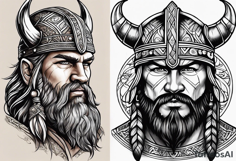 Viking and seminole tattoo idea