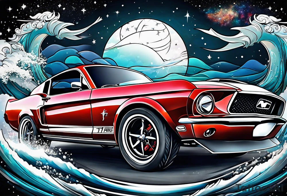 Muscle mustang 
Fast planes
Fast cars
Ocean
Galaxy 
Stars 
Lighthouse tattoo idea