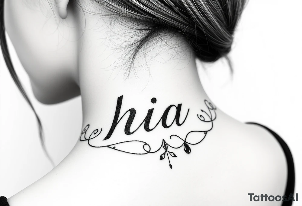 The name Nia tattoo idea