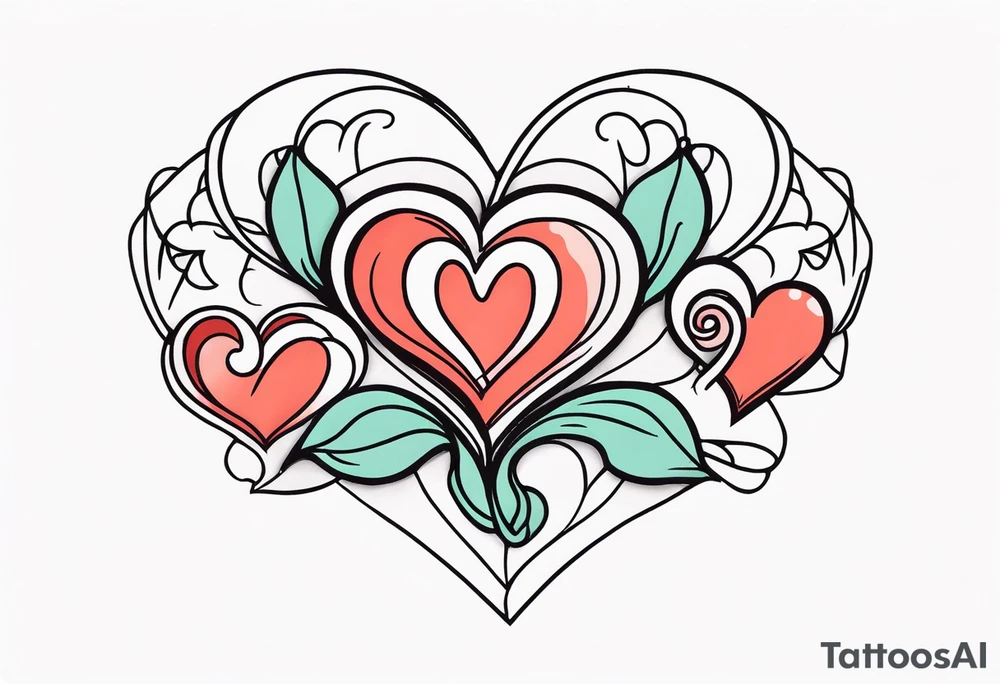 Mom heart tattoo idea