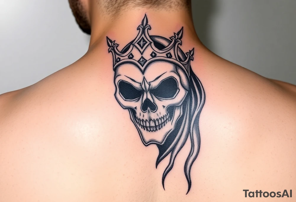 The king in yellow's pallid mask tattoo idea