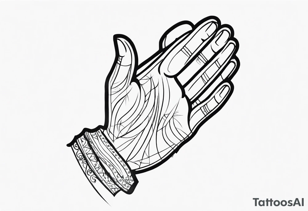 PRAYING HAND tattoo idea