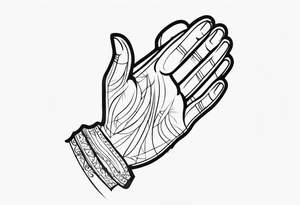 PRAYING HAND tattoo idea