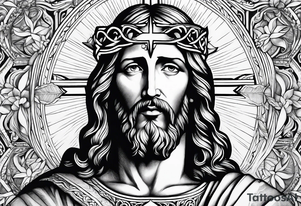 Jesus and bibical things tattoo idea
