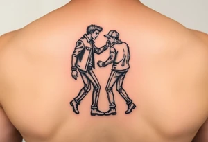 C3p0 american traditional punk rock two stepping tattoo idea
