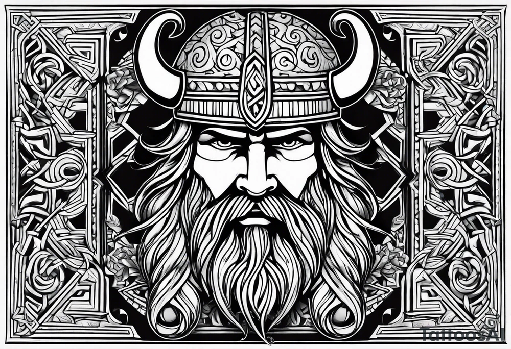 A viking tatto to cover up a tribal tattoo on shoulder tattoo idea