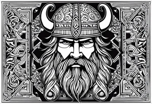 A viking tatto to cover up a tribal tattoo on shoulder tattoo idea