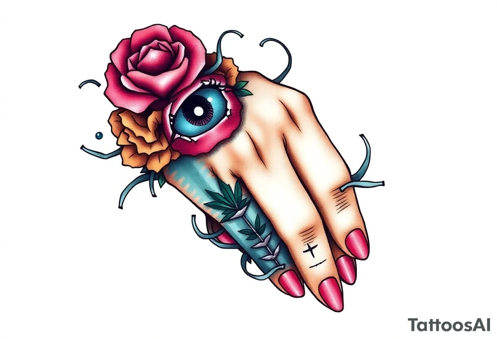 finger tattoo on the finger tattoo idea
