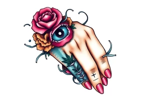 finger tattoo on the finger tattoo idea